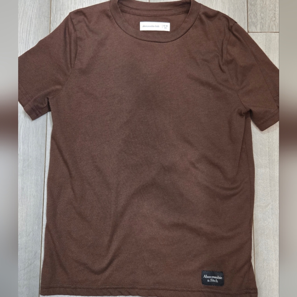 Boys Abercrombie & Fitch Chocolate Brown Tee